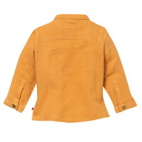 Hemd lang Musselin honiggelb - 98/104