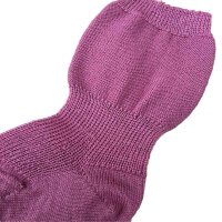 Babysocke 100% Wolle berrycream - 80/86
