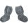 Babysocke 100% Wolle naturgraumeliert - 56/62
