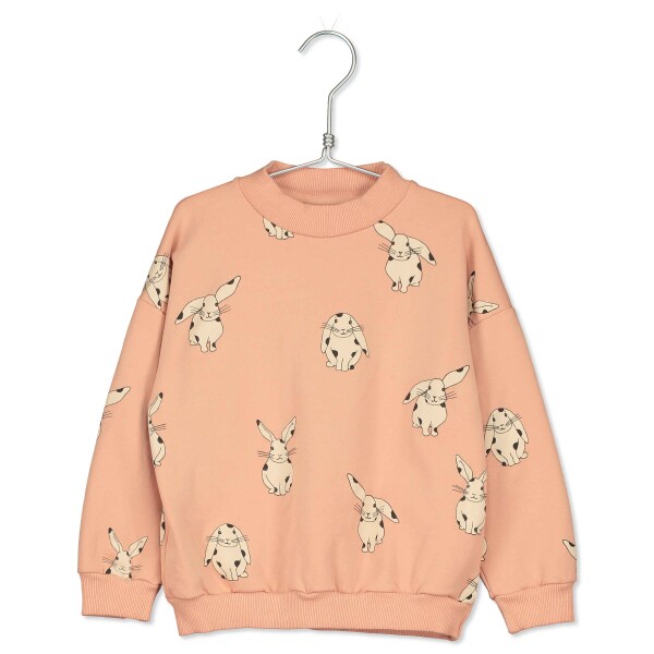 Pullover Rabbits pale pink - 98/110