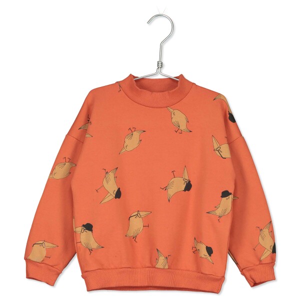 Pullover Birds Hats dusty orange - 86/98