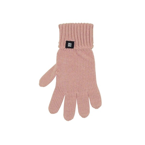 Kinder Handschuhe Wolle Seide misty rose - 4