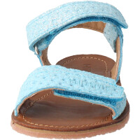 Napaea Sandale Velour hellblau - 27