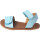Napaea Sandale Velour hellblau - 29