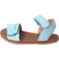 Napaea Sandale Velour hellblau - 32