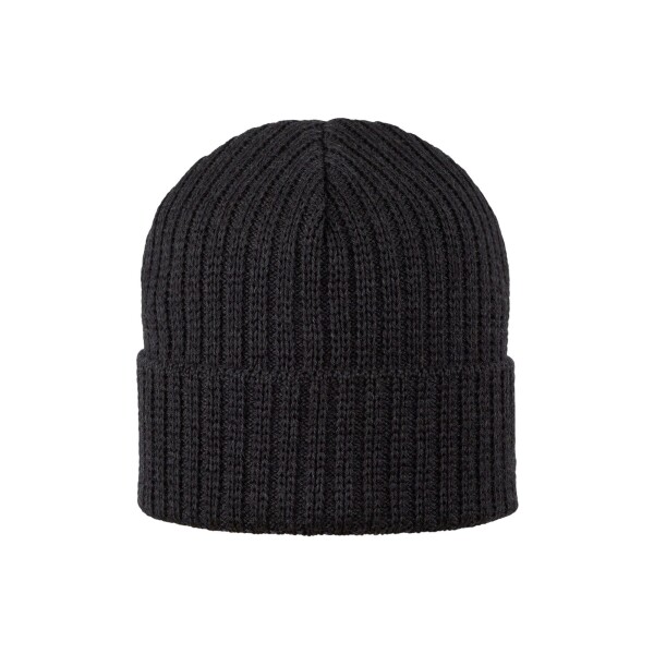 Erwachsenenmütze Merino schwarz - Onesize
