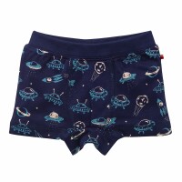 Boxershorts 2er Pack Weltall nachtblau - 98