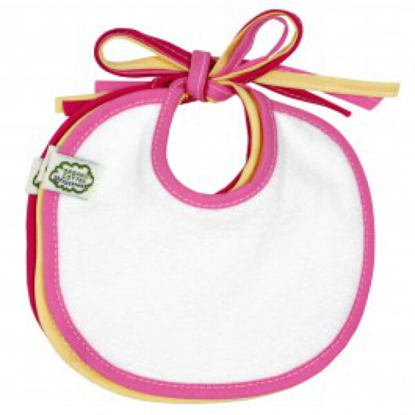 Baby-Sabberlätzchen rosa 3-er Pack