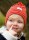 Schlupper Wolle/Seide rot-orange