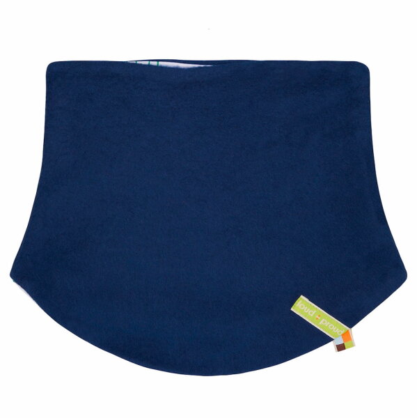Wendeschlauchschal Fleece Waschbären ultramarine - Onesize