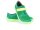 Barfuß Sneaker Joy all green - 27