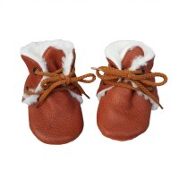 Erstlingsschuh Lana cognac