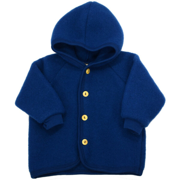 Engel Kapuzenjacke Wollfleece ocean