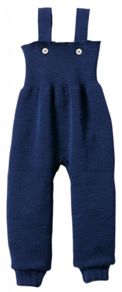 Strick-Trägerhose marine