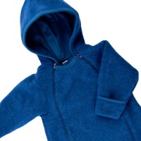 Baby Overall Wollfleece sodalithblau - 50/56