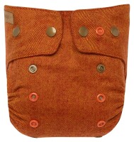 Woll&uuml;berhose Druck Rusty Fox - Mini Onesize