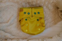 Woll&uuml;berhose Druck Olive Grove - Onesize Plus