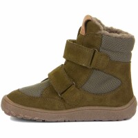 Barefoot Klettstiefel Winter Tex olive - 27