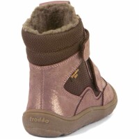 Barefoot Klettstiefel Winter Tex pink/gold - 35