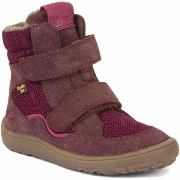 Barefoot Klettstiefel Winter Tex bordeaux - 30