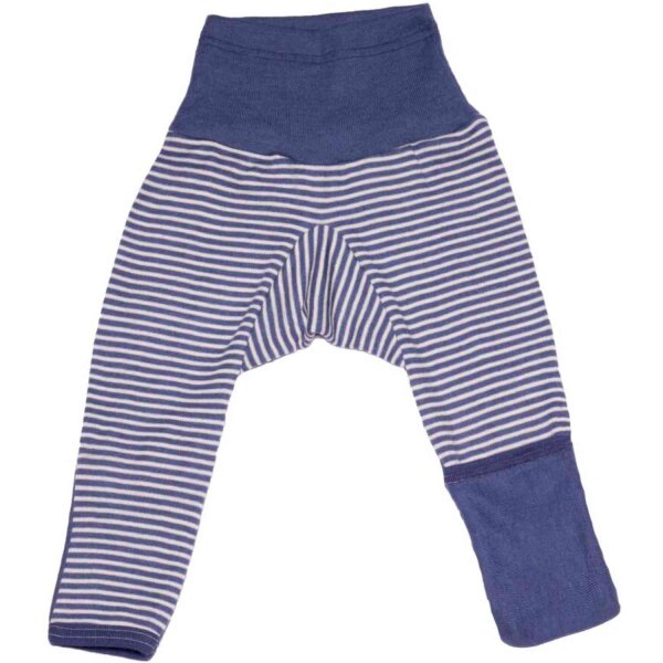 Baby-Hose lang marine geringelt