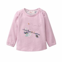 Langarmshirt Vogel malve  - 86/92