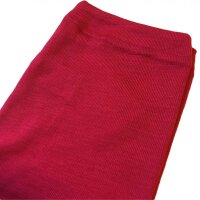 Kinder-Leggings Wolle/Seide kirschrot
