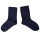 Kindersocken 75% Wolle marine - 19-22