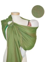 Storchenwiege Ring Sling Leo gr&uuml;n