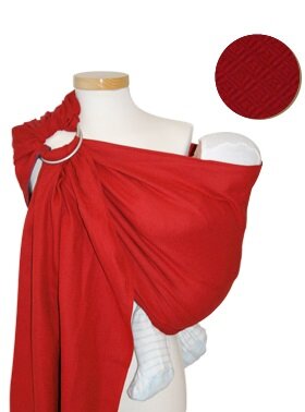 Storchenwiege Ring Sling Leo rouge
