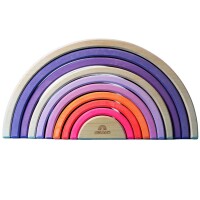Regenbogen 10-teilig neonpink