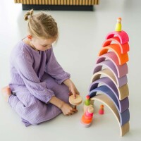 Regenbogen 10-teilig neonpink