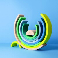 Regenbogen 10-teilig neongr&uuml;n