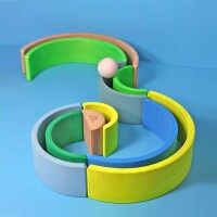 Regenbogen 10-teilig neongr&uuml;n