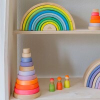 Regenbogen 10-teilig neongr&uuml;n