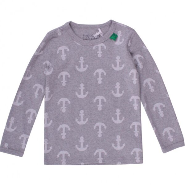 Langarmshirt Anker greymarl