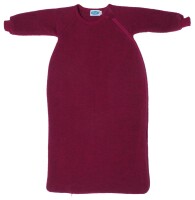 Schlafsack m. Arm Wollfleece beere - 98/104