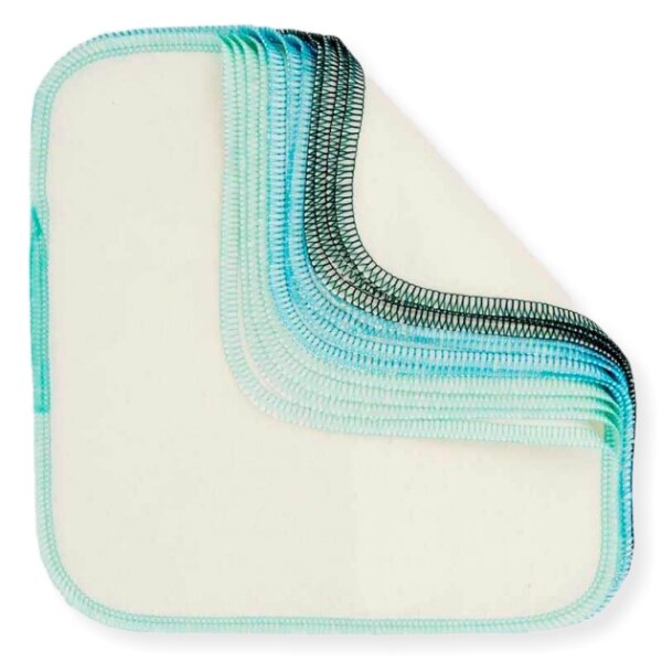 Waschlappen flanell ocean 10er Pack