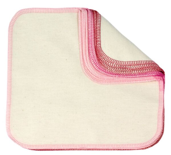 Waschlappen flanell rose 10er-Pack