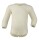 Wickelbody Langarm Wolle/Seide natur