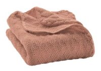 Woll-Babydecke rose 100x80
