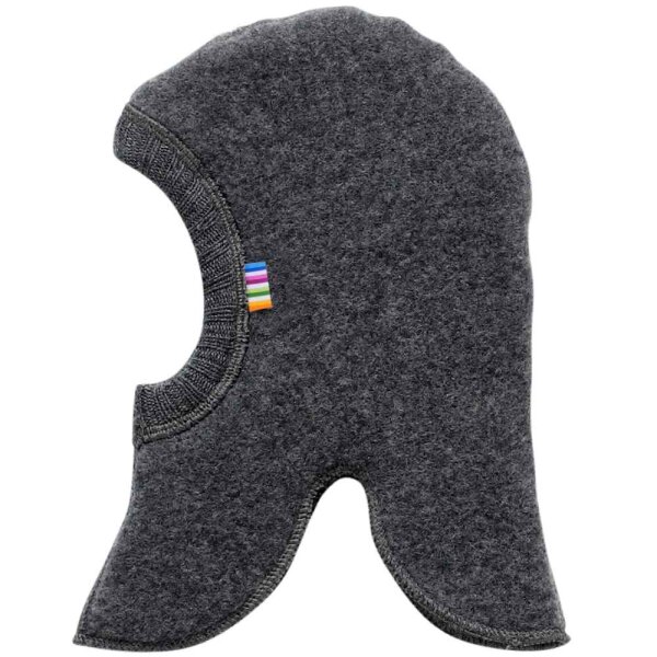 Schlupfmütze Wolle Soft anthrazit - 52