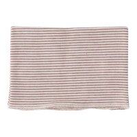 Schlauchschal Wolle Seide Ringel mauve - 1