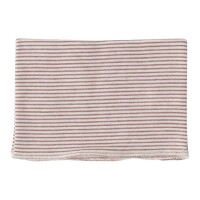 Schlauchschal Wolle Seide Ringel mauve - 2