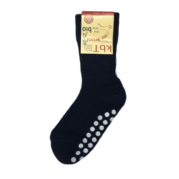 Stoppersocken Wolle marine