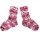 Kindersocke wie handgestrickt pink-rose
