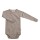 Wickelbody Wolle fein Ripp sesam - 56/62