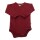 Wickelbody Wolle fein Ripp bordeaux - 50