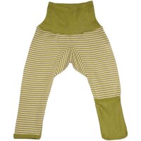 Baby-Hose lang grün geringelt