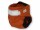 Hu-da Woll-Klettüberhose orangebraun/braun